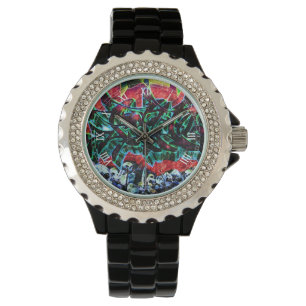 Reloj De Pulsera Nueva York, 5 puntos de graffiti de Skulls
