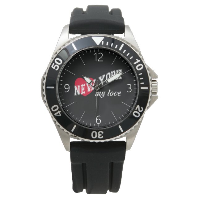 Reloj De Pulsera Nueva York mi amor (Anverso)