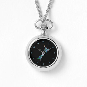 RELOJ DE PULSERA NUEVA ZELANDIA MAP PAUA WATCH
