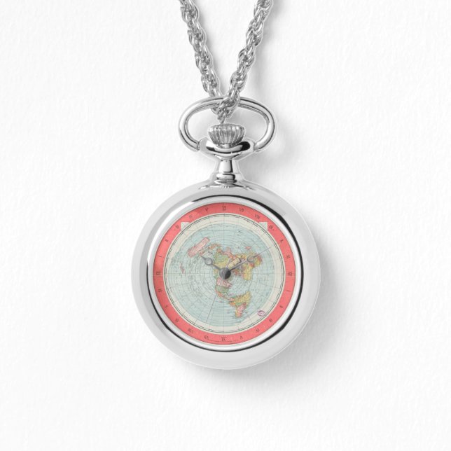 Reloj De Pulsera "NUEVO MAPA ESTÁNDAR DEL MUNDO" de Gleason (Anverso)