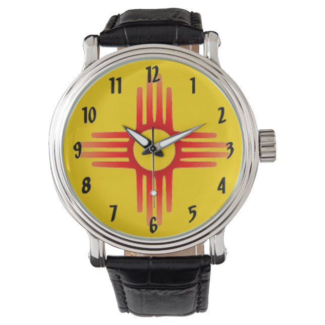 Reloj De Pulsera Nuevo México Zia Sun Watch (Anverso)