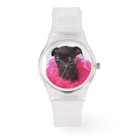 Reloj De Pulsera Nugget, APARN SpokesPug Sporty Watch