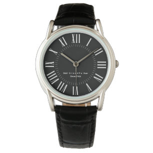 Reloj De Pulsera Numerales romanos elegantes y personalizados
