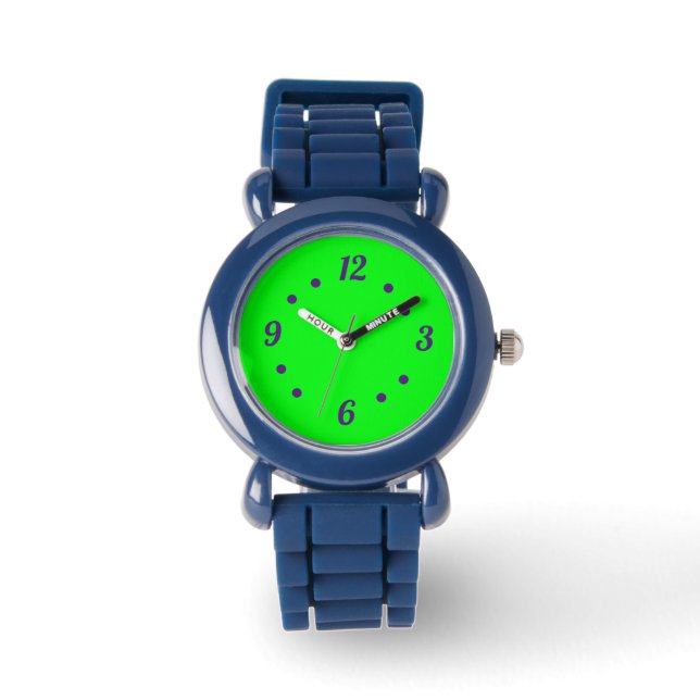 Reloj De Pulsera número púrpura (Anverso)