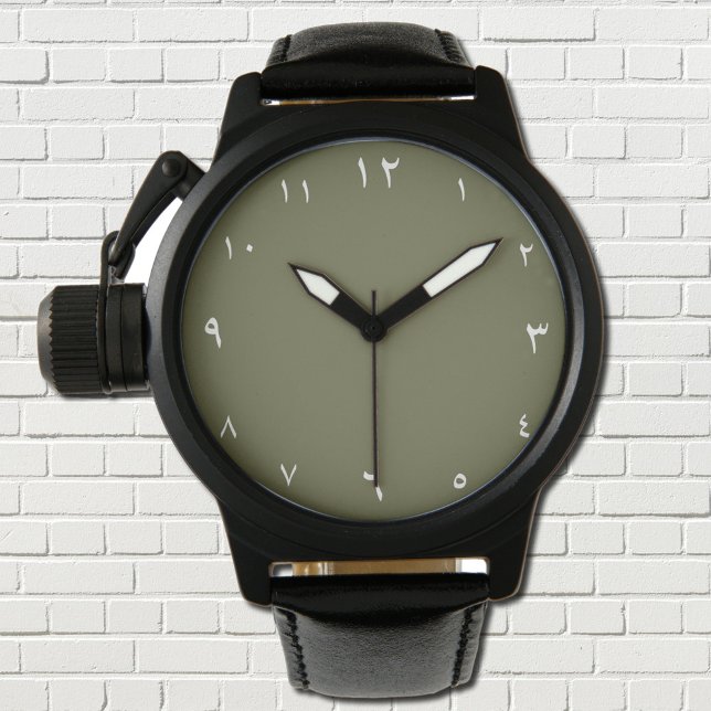 Reloj De Pulsera Números árabes orientales (Subido por el creador)