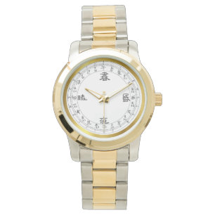 Reloj De Pulsera números asiáticos mirar