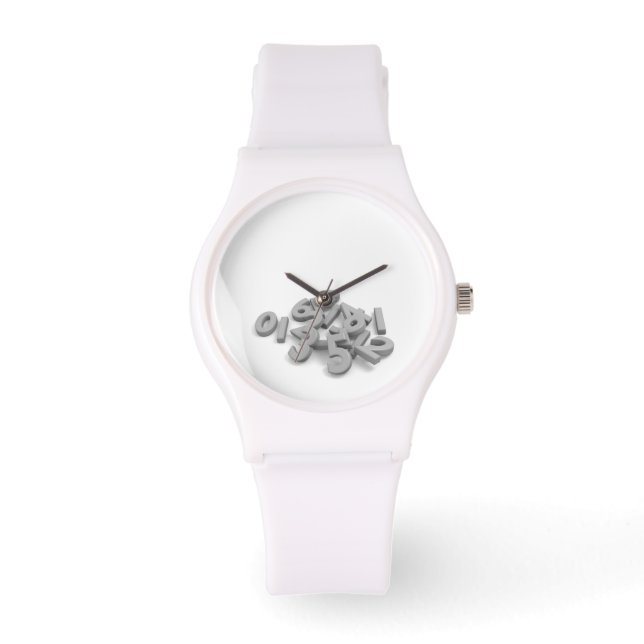 Reloj De Pulsera Números caídos (Anverso)