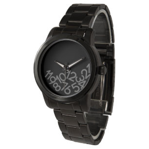 Reloj De Pulsera Números caídos Graciosa Gravity Guay Black