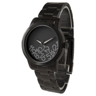 Reloj De Pulsera Números caídos Graciosa Gravity Guay Black