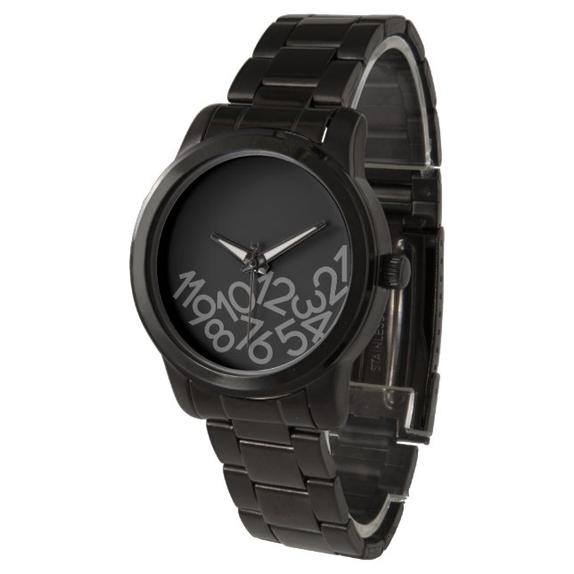Reloj De Pulsera Números caídos Graciosa Gravity Guay Black (Angular)