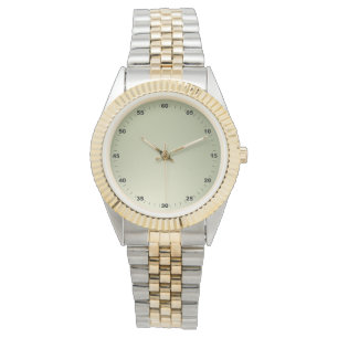 Reloj De Pulsera Números de gran tamaño unisex oro