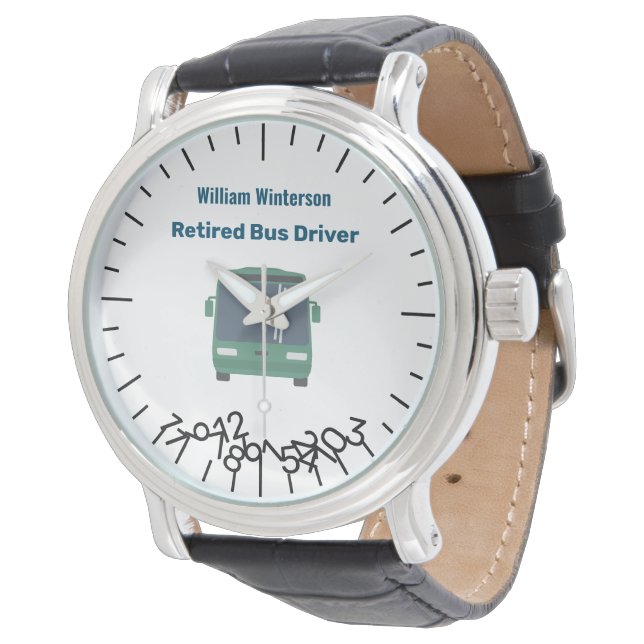 Reloj De Pulsera Números de salto de nombre de controlador de bus r (Angular)