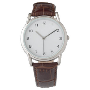 Reloj De Pulsera Números negros en blanco