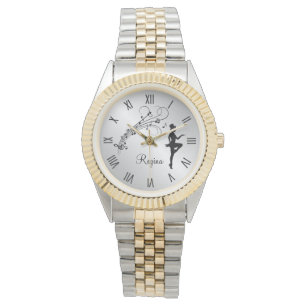 Reloj De Pulsera Números personalizados del bailarín de golpecito