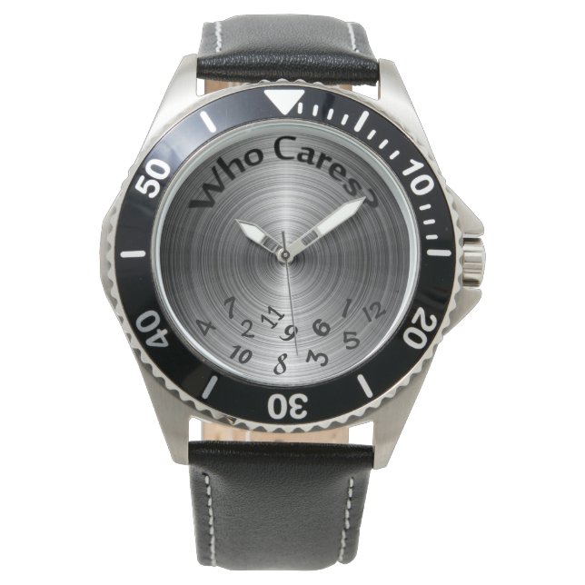 Reloj De Pulsera números revueltos en gris metálico (Anverso)