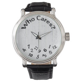 Reloj De Pulsera números revueltos en madera blanqueada