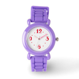 Reloj De Pulsera números rojos
