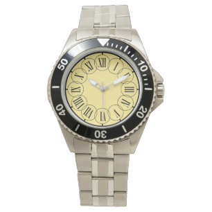 Reloj De Pulsera Números romanos Chic modernos para hombre 