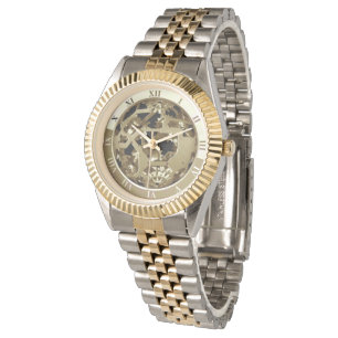 Reloj De Pulsera Números romanos de Golden Gears
