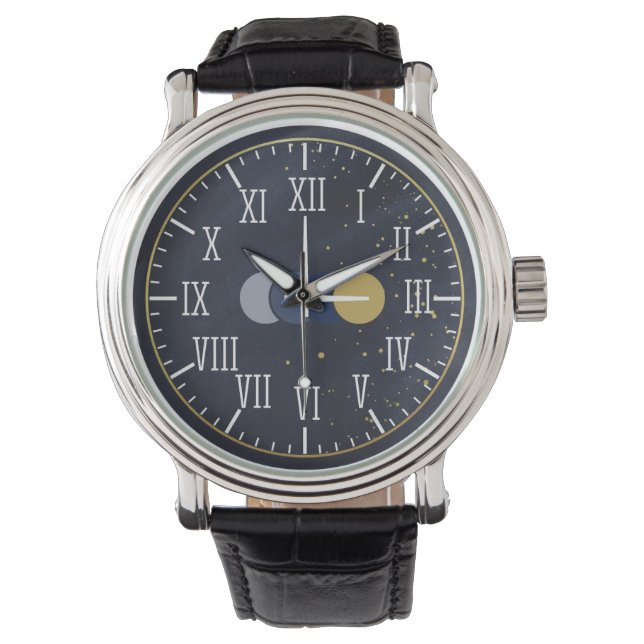 Reloj De Pulsera Números romanos de lujo (Anverso)
