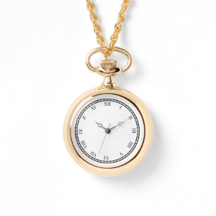 Reloj De Pulsera Números romanos de mujeres Wraparound Gold Watch A