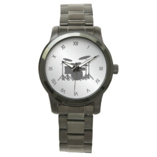 Reloj De Pulsera Números romanos determinados del tambor