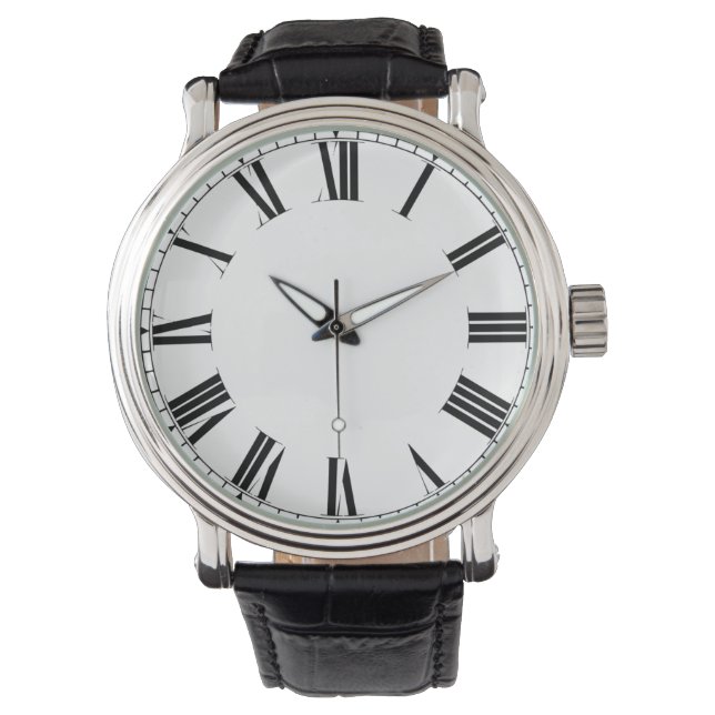 Reloj De Pulsera Números romanos minimalistas simples (Anverso)