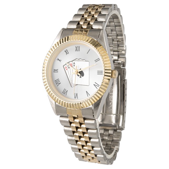 Reloj De Pulsera Números romanos negros Aces w (Angular)