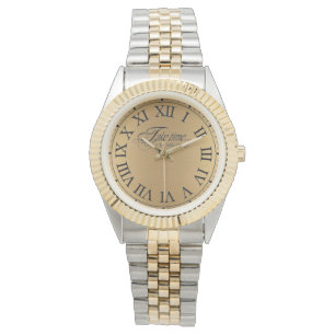 Reloj De Pulsera Números romanos para mujer con cita