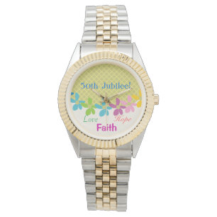 Reloj De Pulsera Nuns Golden 50° Jubileo
