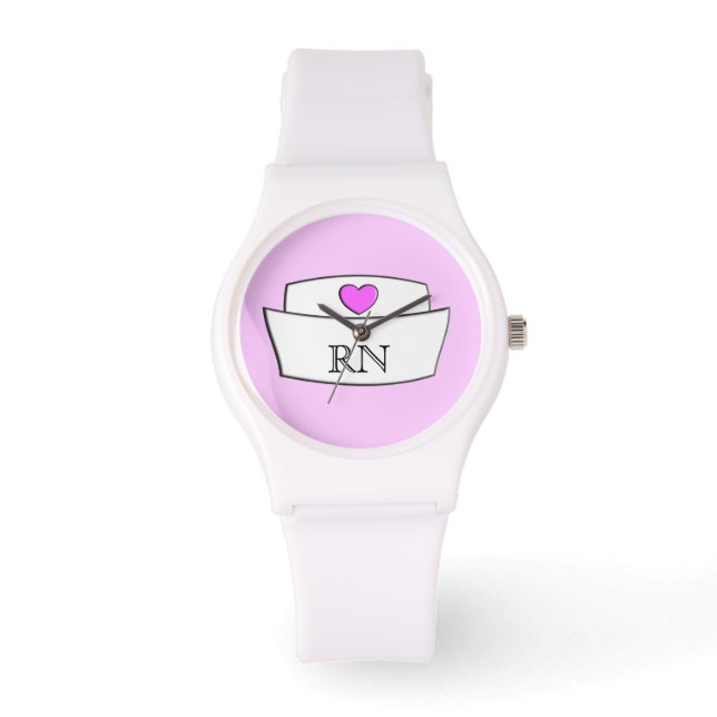 Reloj De Pulsera Nurse Watch Nurse Cap RN (Anverso)