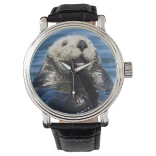 Reloj De Pulsera Nutria marina de California Enhydra lutris) se arr