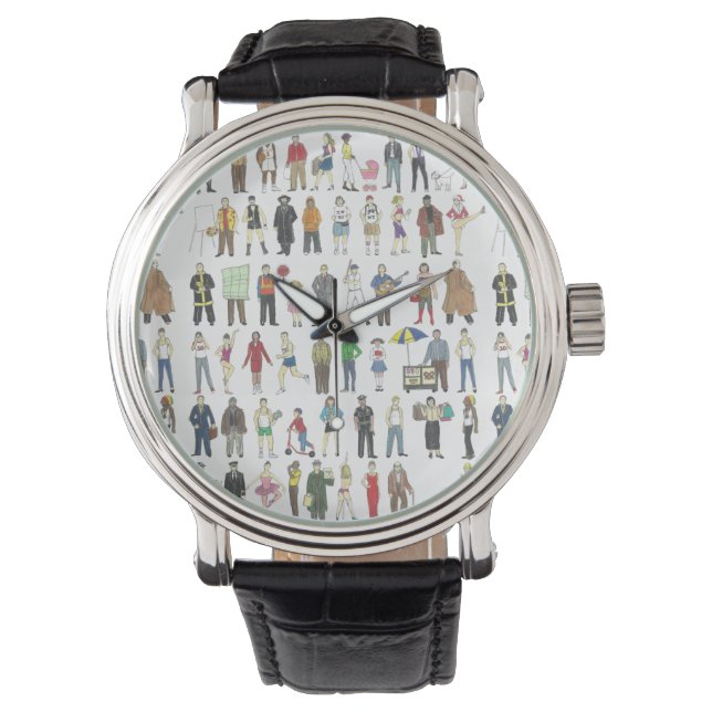 Reloj De Pulsera NYC People New York City Brooklyn Manhattan Watch (Anverso)