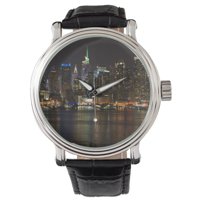 Reloj De Pulsera NYC Skyline (Anverso)