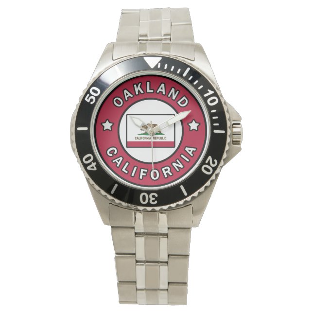 Reloj De Pulsera Oakland California (Anverso)