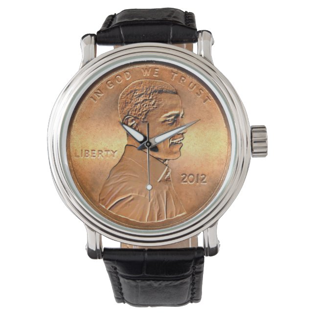 Reloj De Pulsera Obama Penny (Anverso)