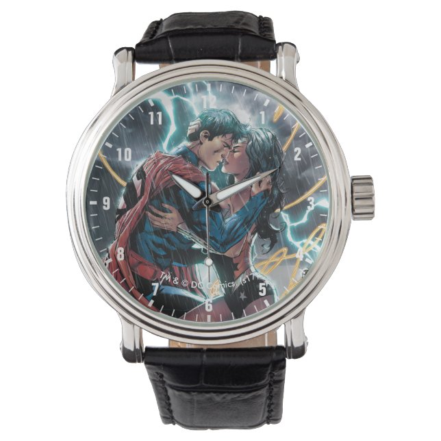 Reloj De Pulsera Obra promocional de superman/maravilla (Anverso)