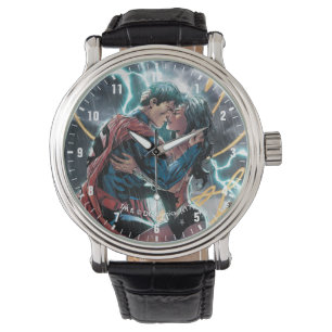 Reloj De Pulsera Obra promocional de superman/mujer maravilla