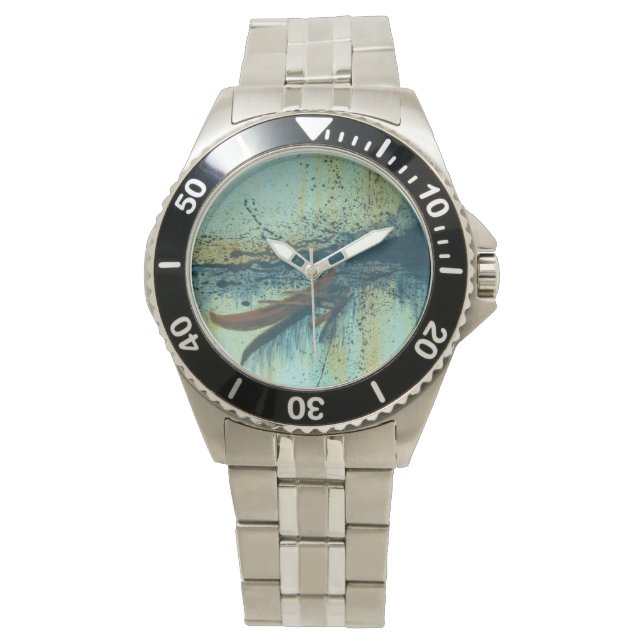 Reloj De Pulsera Obrero hawaiano en tormenta (Anverso)