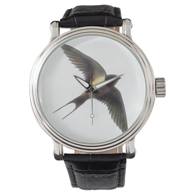 Reloj De Pulsera Observación de aves golondrinas (Anverso)