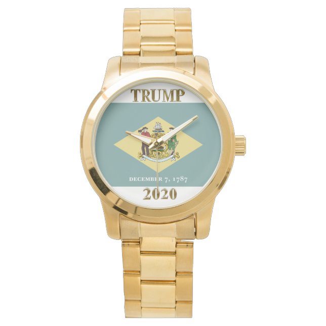 RELOJ DE PULSERA OBSERVACIÓN DE DELAWARE DE TRUMP 2020 (Anverso)