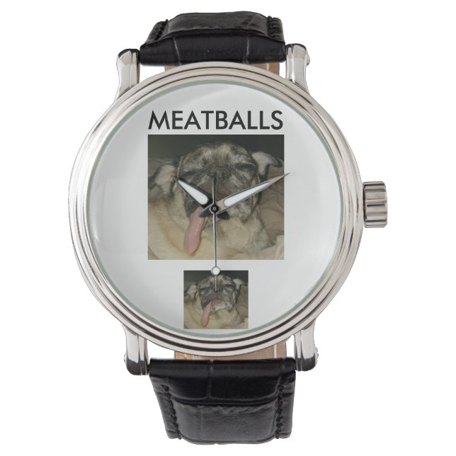 RELOJ DE PULSERA OBSERVACIÓN DE LOS MENORES DE MEATBALLS (Anverso)