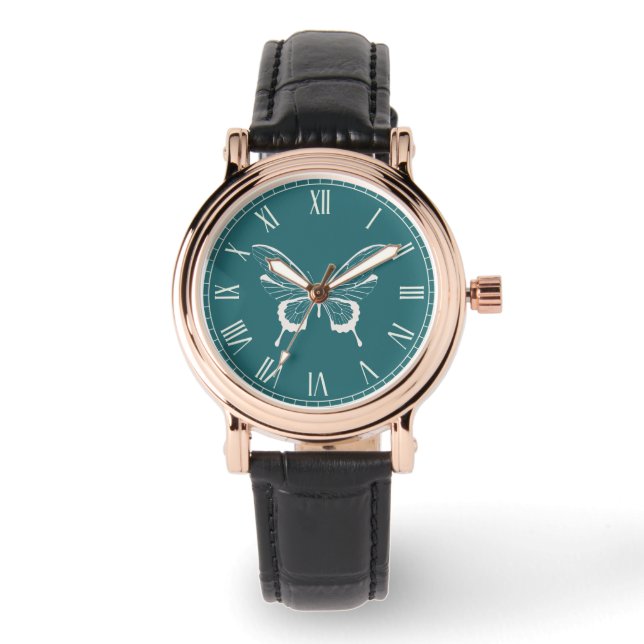 Reloj De Pulsera Observación de Mariposas (Anverso)