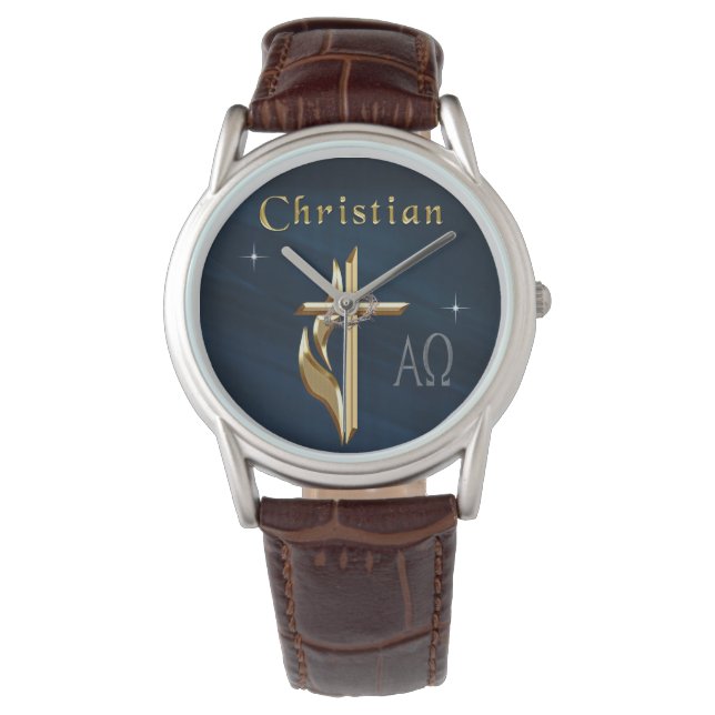 Reloj De Pulsera Observaciones cristianas (Anverso)