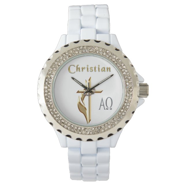 Reloj De Pulsera Observaciones cristianas (Anverso)