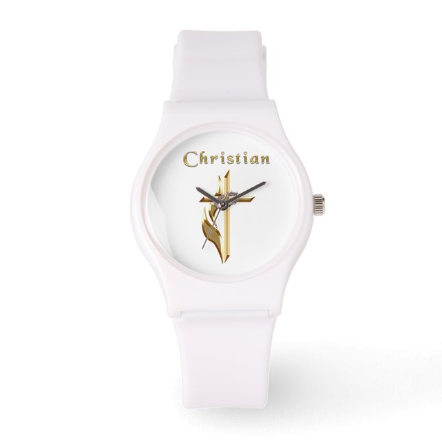 Reloj De Pulsera Observaciones cristianas (Anverso)