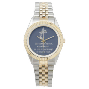 Reloj De Pulsera Observaciones cristianasEl Señor es mi piedra