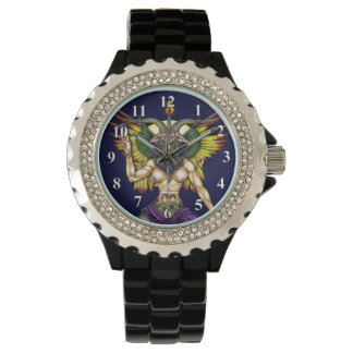 Reloj De Pulsera Observaciones de Baphomet (versión SFW)