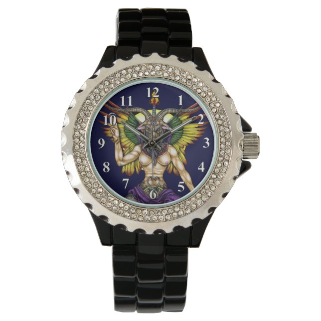 Reloj De Pulsera Observaciones de Baphomet (versión SFW) (Anverso)