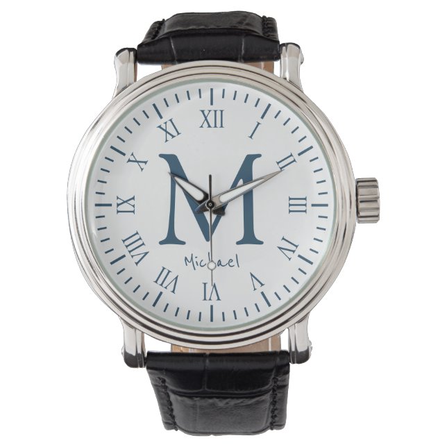 Reloj De Pulsera Observaciones de números romanos monográficos eleg (Anverso)